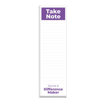Take Note: You’re A Difference Maker Notepad