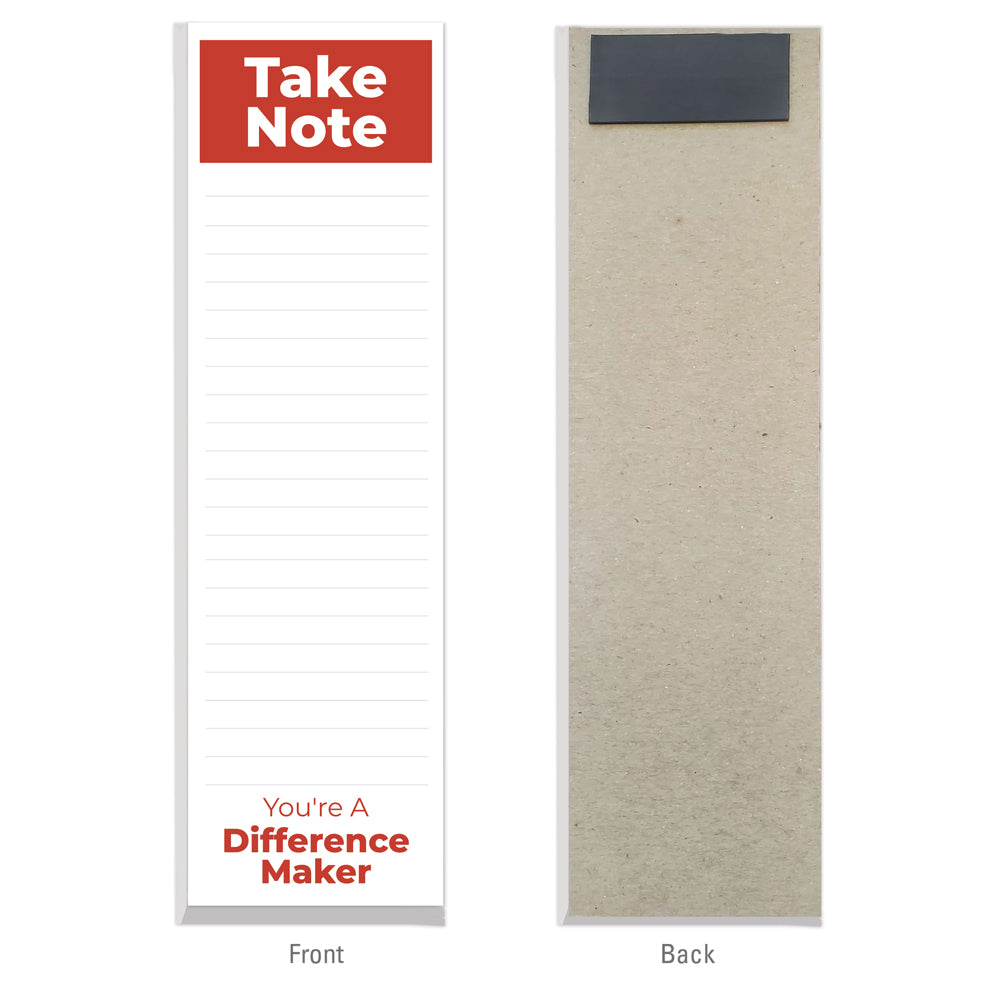 Take Note: You’re A Difference Maker Notepad
