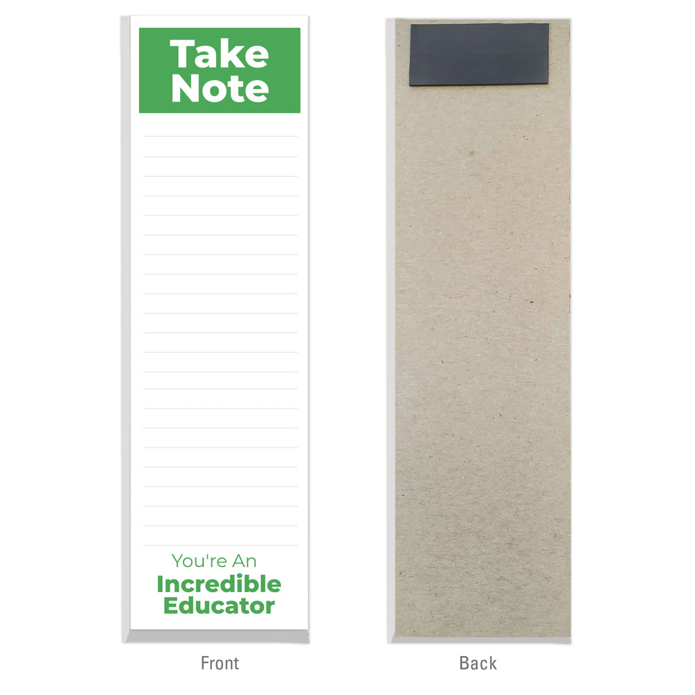 Take Note: You’re An Incredible Educator Notepad