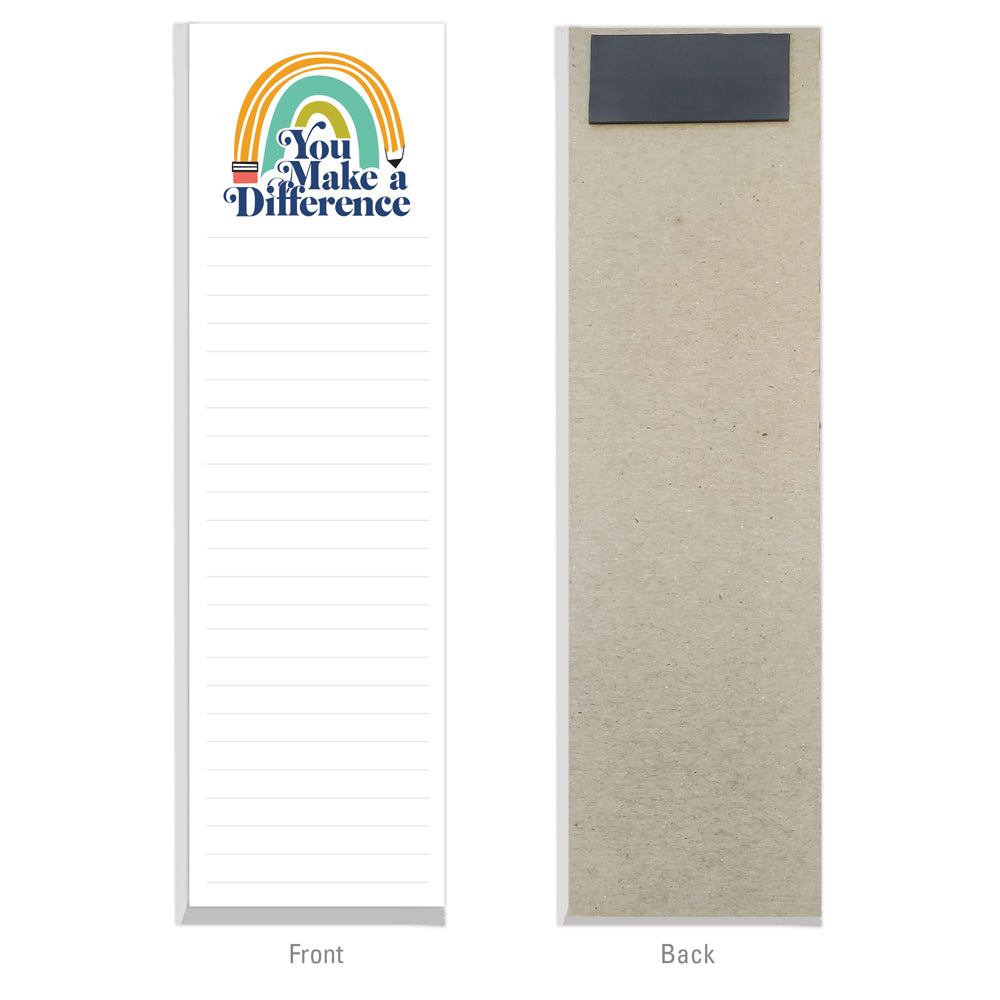 You Make A Difference Slim Notepad