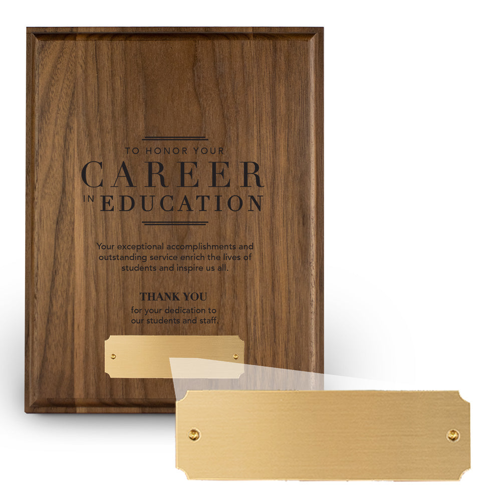 7x9 Laser-Engraved Plaque