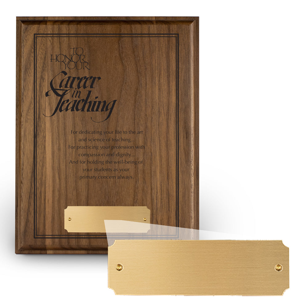 7x9 Laser-Engraved Plaque