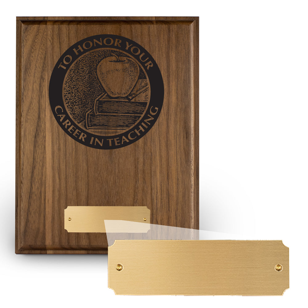 7x9 Laser-Engraved Plaque