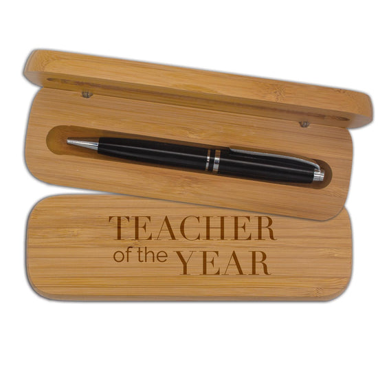 Bamboo Pen Case Set