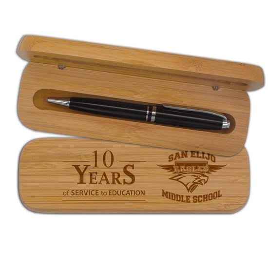 Bamboo Pen Case Set