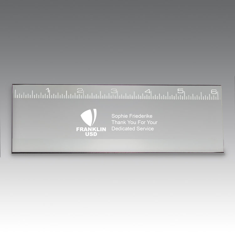 Premium Jade Glass Ruler