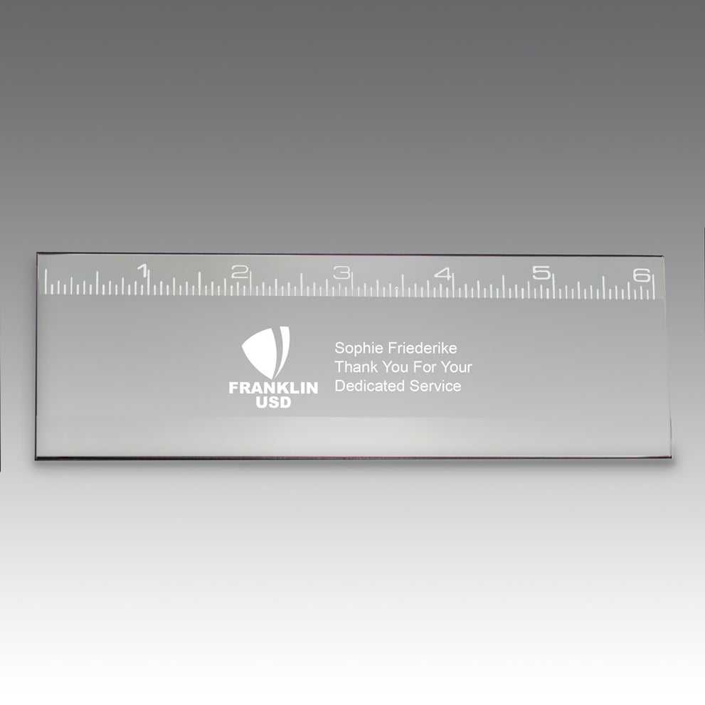 Premium Jade Glass Ruler