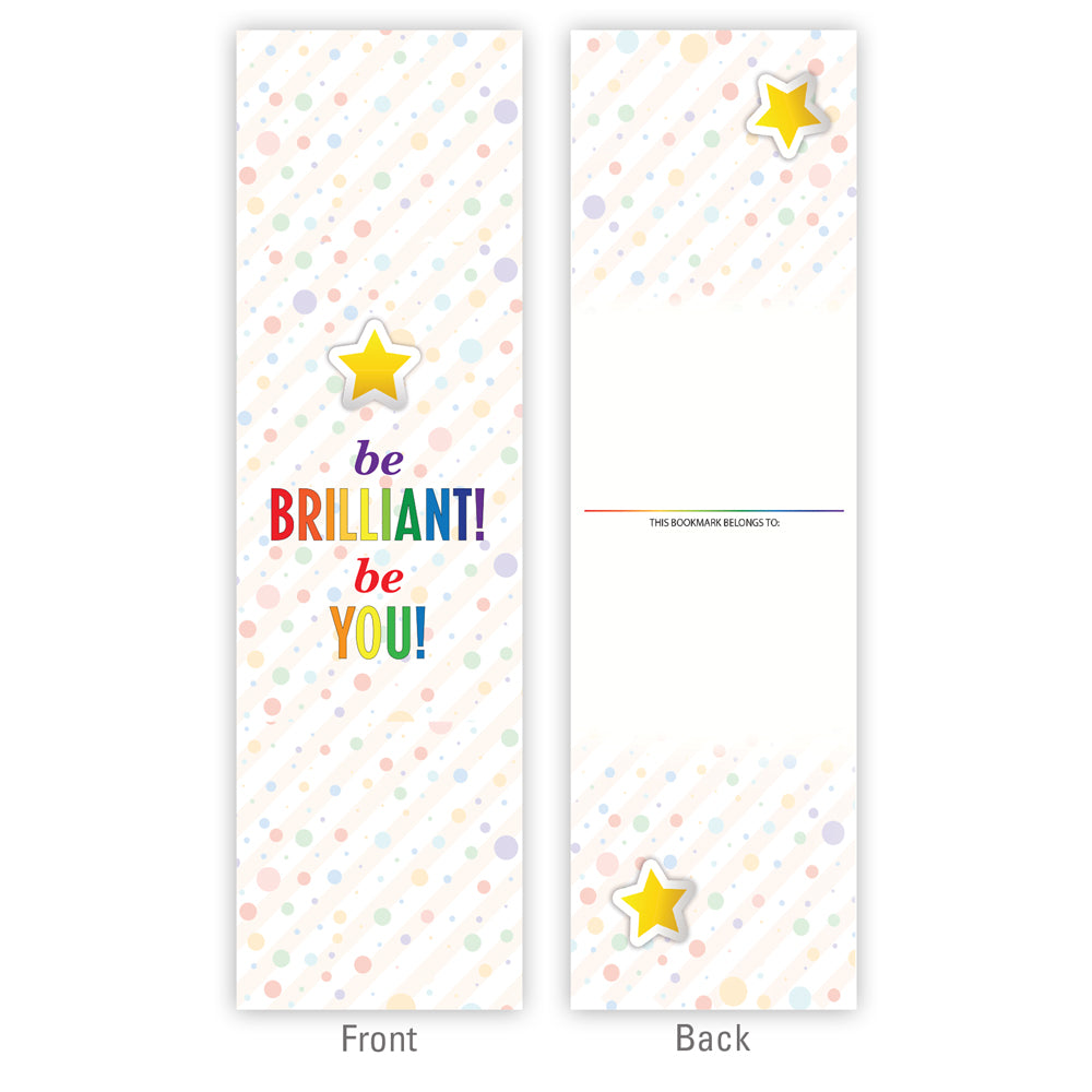 Be Brilliant Be You Bookmarks 25/PK