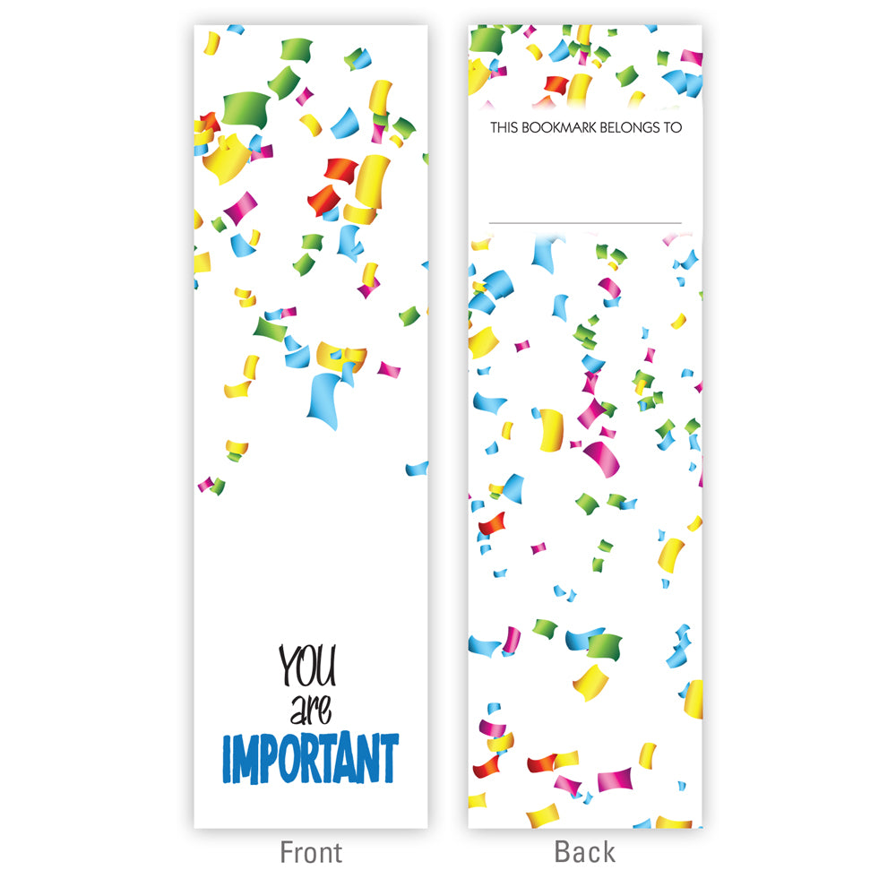 You Are Important Bookmarks 25/PK