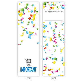 You Are Important Bookmarks 25/PK