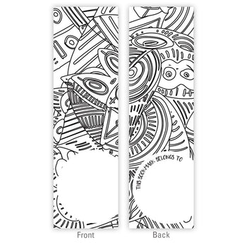 Coloring Bookmarks-Geometric 25/PK