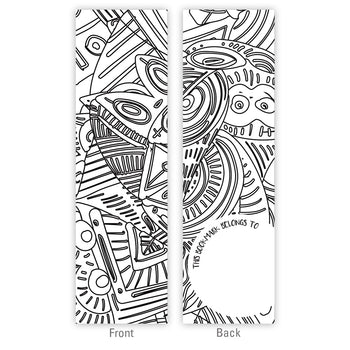 Coloring Bookmarks-Geometric 25/PK