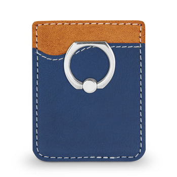 Custom Phone Wallet w/ Metal Ring