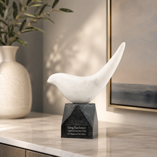 You Helped Them Take Flight Marble Statue