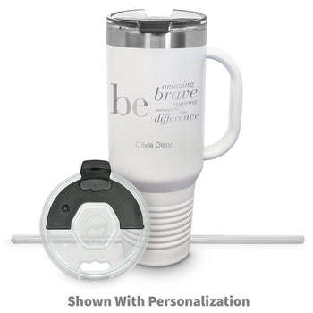 be collection 40 oz stainless steel travel tumbler with personalization