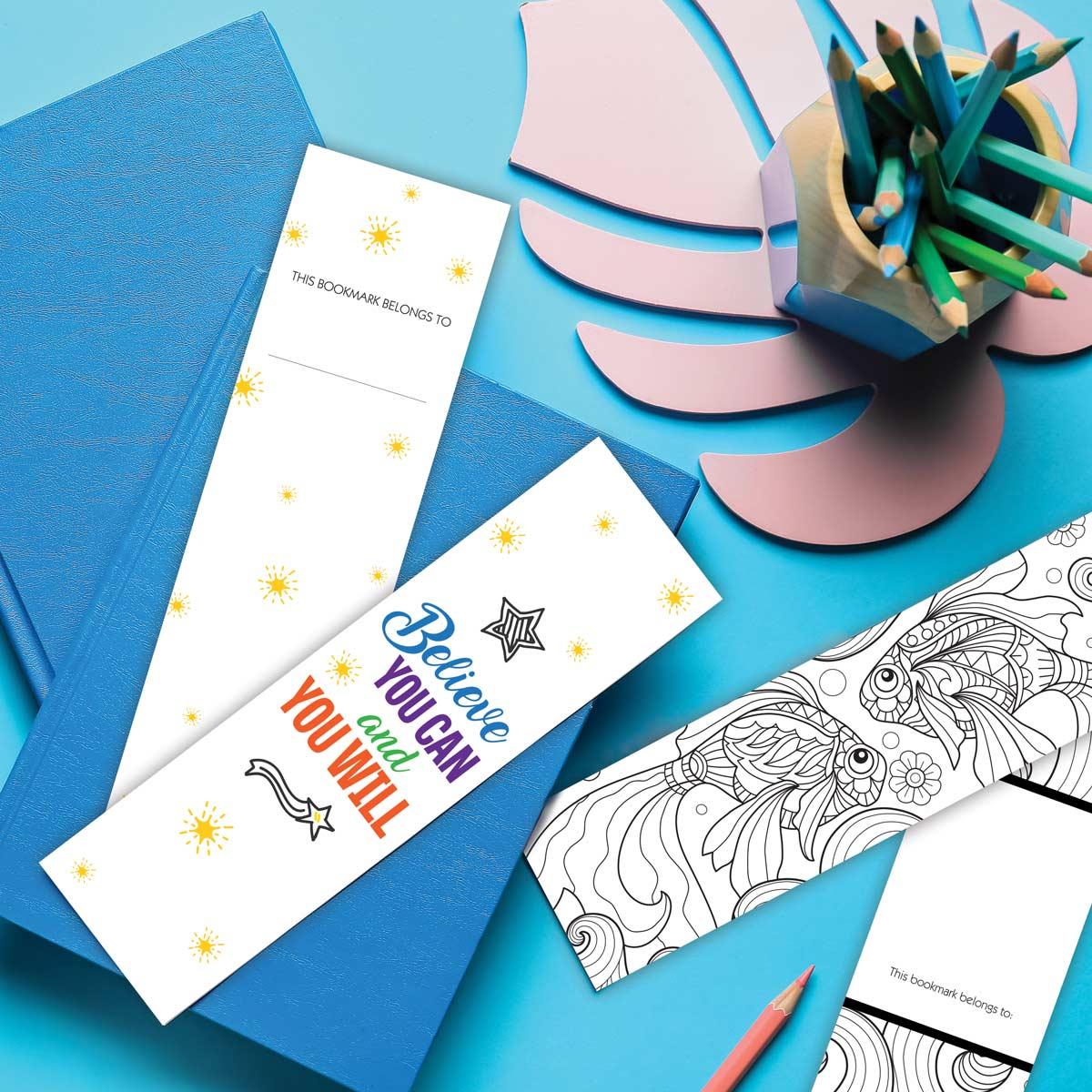 believe you can bookmark laying on a desk