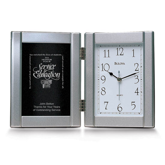 Bulova Framed Clock Award