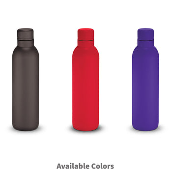 color options for the 17 oz stainless steel water bottles