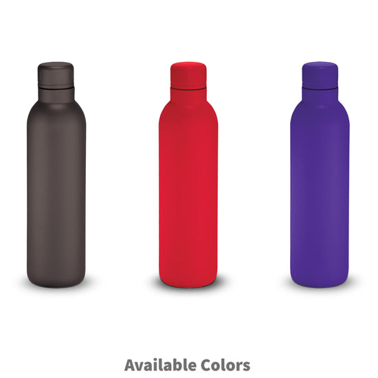 color options for the 17 oz stainless steel water bottles