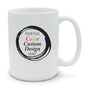 Custom Full Color 15 oz. Mug