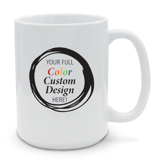 Custom Full Color 15 oz. Mug