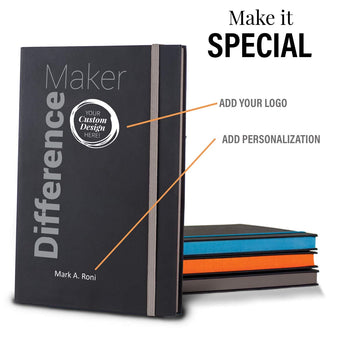 add you logo option to difference maker black journal