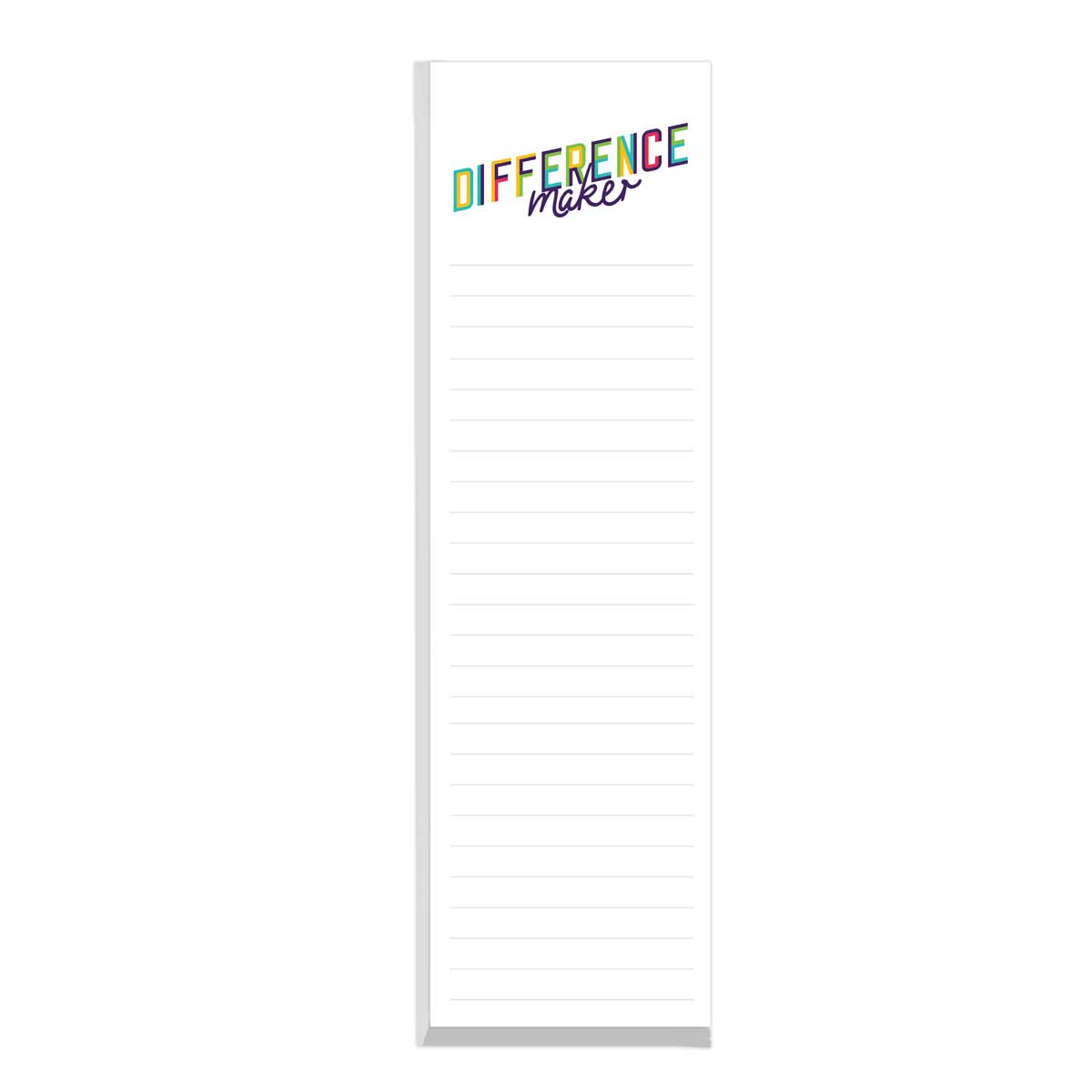 This Notepad For Teachers Includes 75 Sheets Of Paper. Each Featuring The Saying Difference Maker.