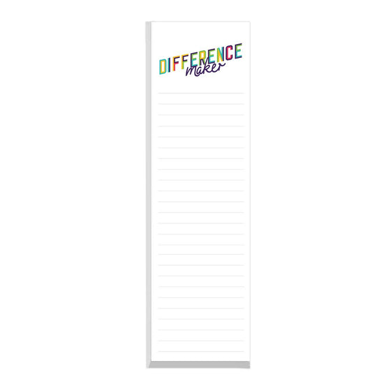 This Notepad For Teachers Includes 75 Sheets Of Paper. Each Featuring The Saying Difference Maker.