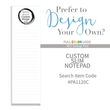 create your own slim notepad