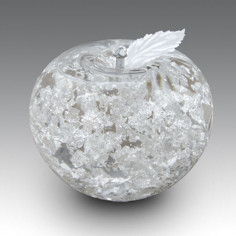 Apple - Handblown Fine Silver