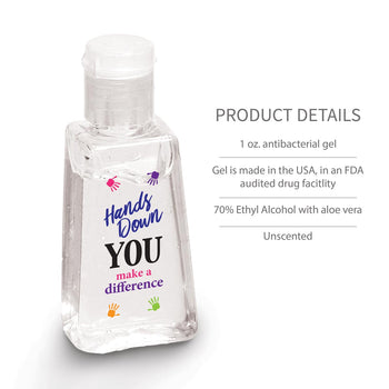 Hands Down You Make A Difference Hand Sanitizer with product details