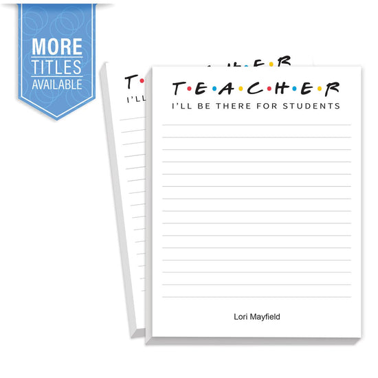 personalized i'll be there for student notepad