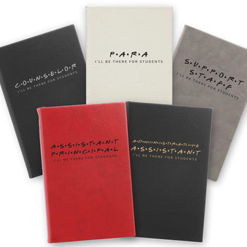 several i'll be there for student textured hardbound journals