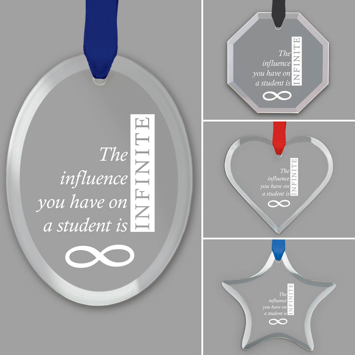 Infinity Sign Crystal Ornament - Crystal - Infinity Symbol