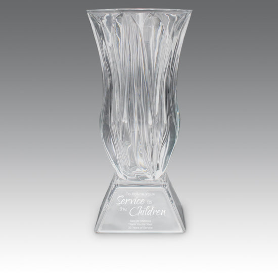 Legacy Trophy Crystal Vase