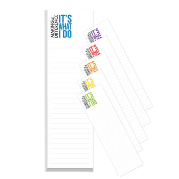 This Notepad For Teachers Includes 75 Sheets Of Paper. Each Featuring The Saying Making A Difference It’s What I Do.