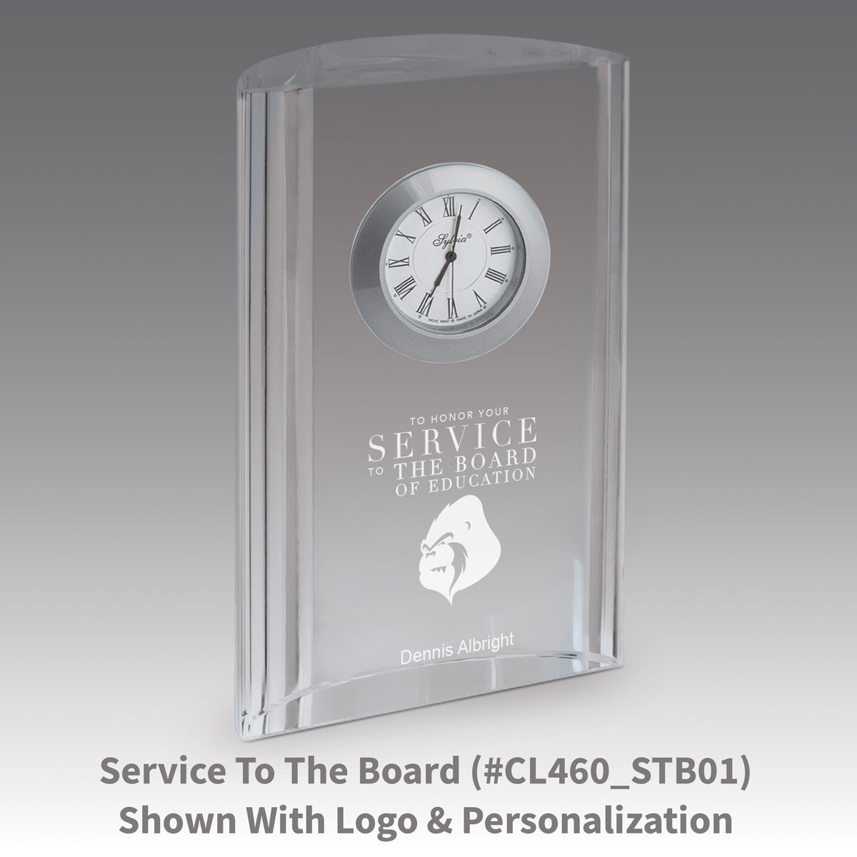 Optic Crystal Tower Clock