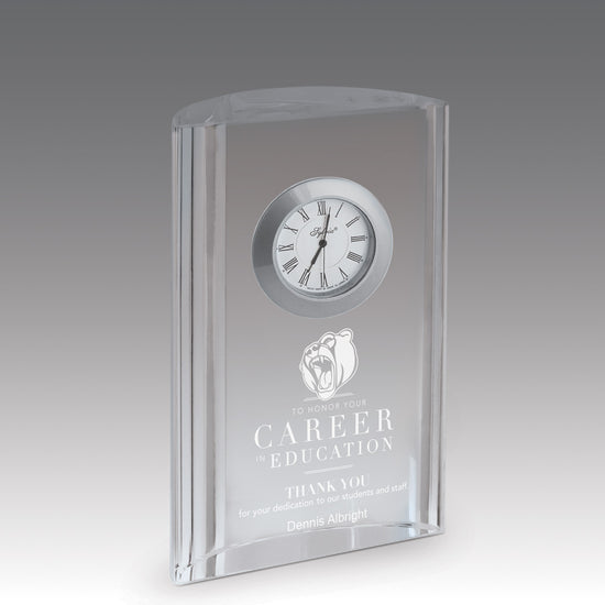 Optic Crystal Tower Clock