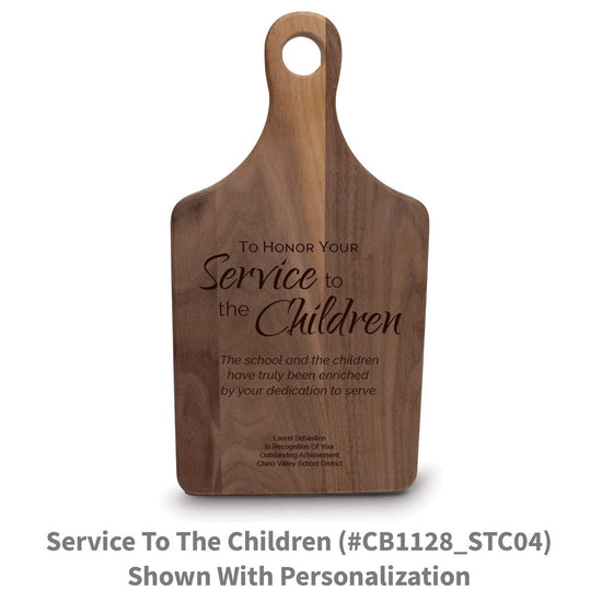 Paddle Walnut Cutting Board