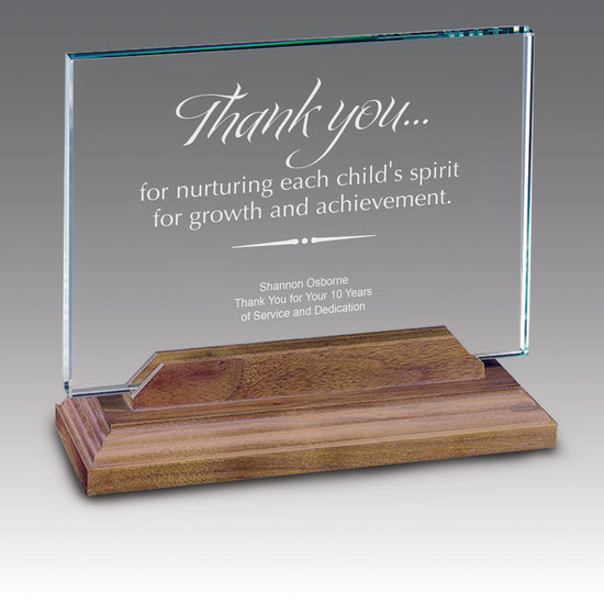 Premium Jade Horizontal Base Award