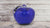 Handblown Glass Apple With Leaf