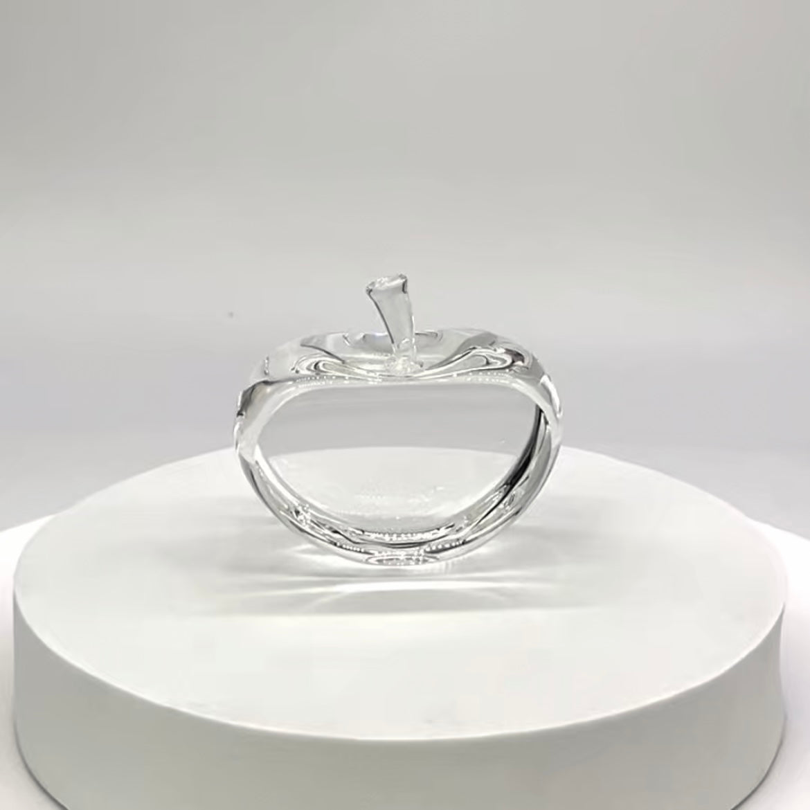 Optic Crystal Center Cut Apple