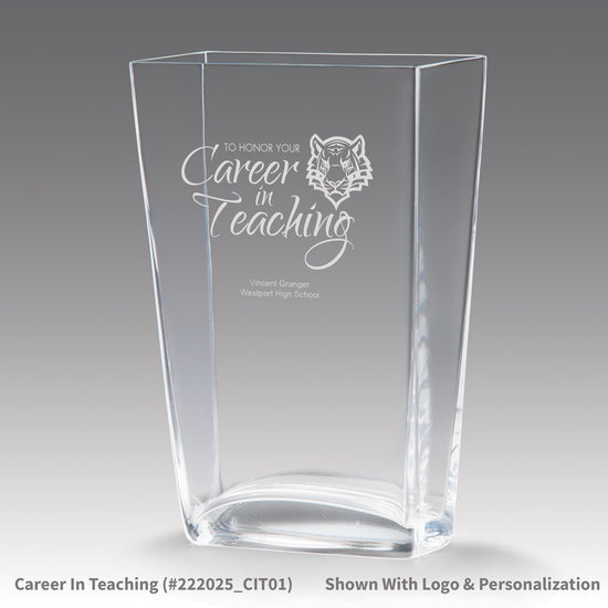 Recognition Crystal Vase