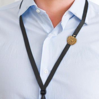 Tee-cher Lapel Pin With Black Lanyard