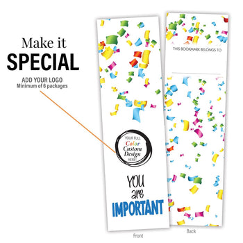 add your logo to an you are important bookmark