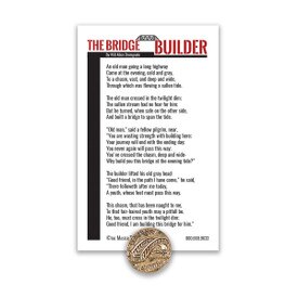 bridge lapel pin with message card