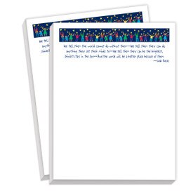 notepads with the star polisher message