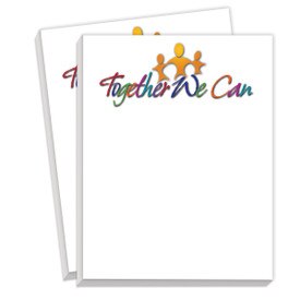 notepads with together we can message