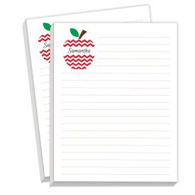 personalized notepads with apple design