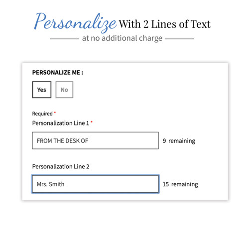 how to personalize your notepad
